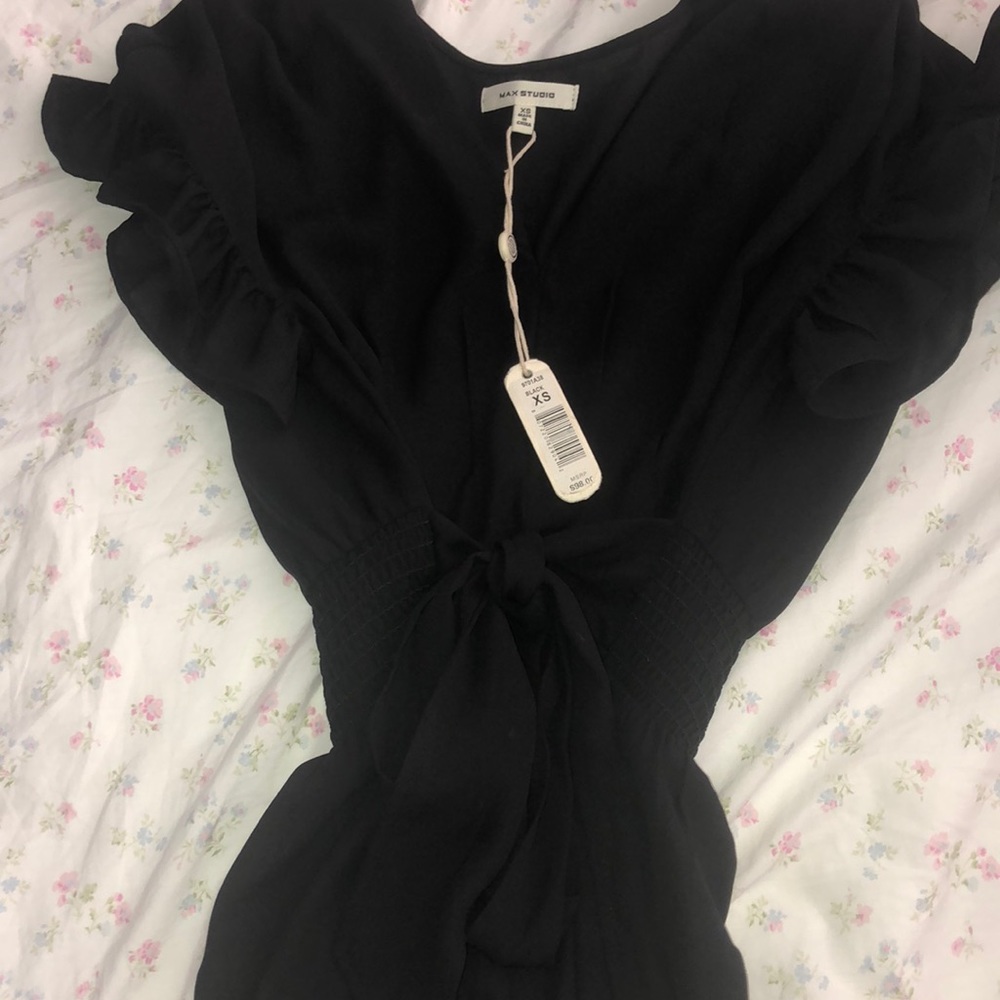 Black max studio blouse, new with tags!